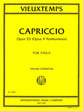 Capriccio Op. 55 for Viola cover